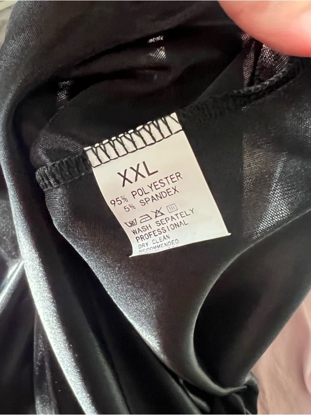 Black side slit midi dress xxl - Picture 12 of 12